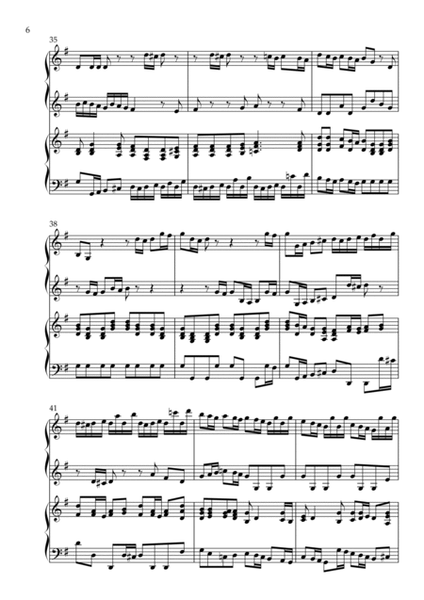 Brandenburg Concerto No. 3 in G Major, BWV 1048 (arr. for Organ Duet) by Johann Sebastian Bach