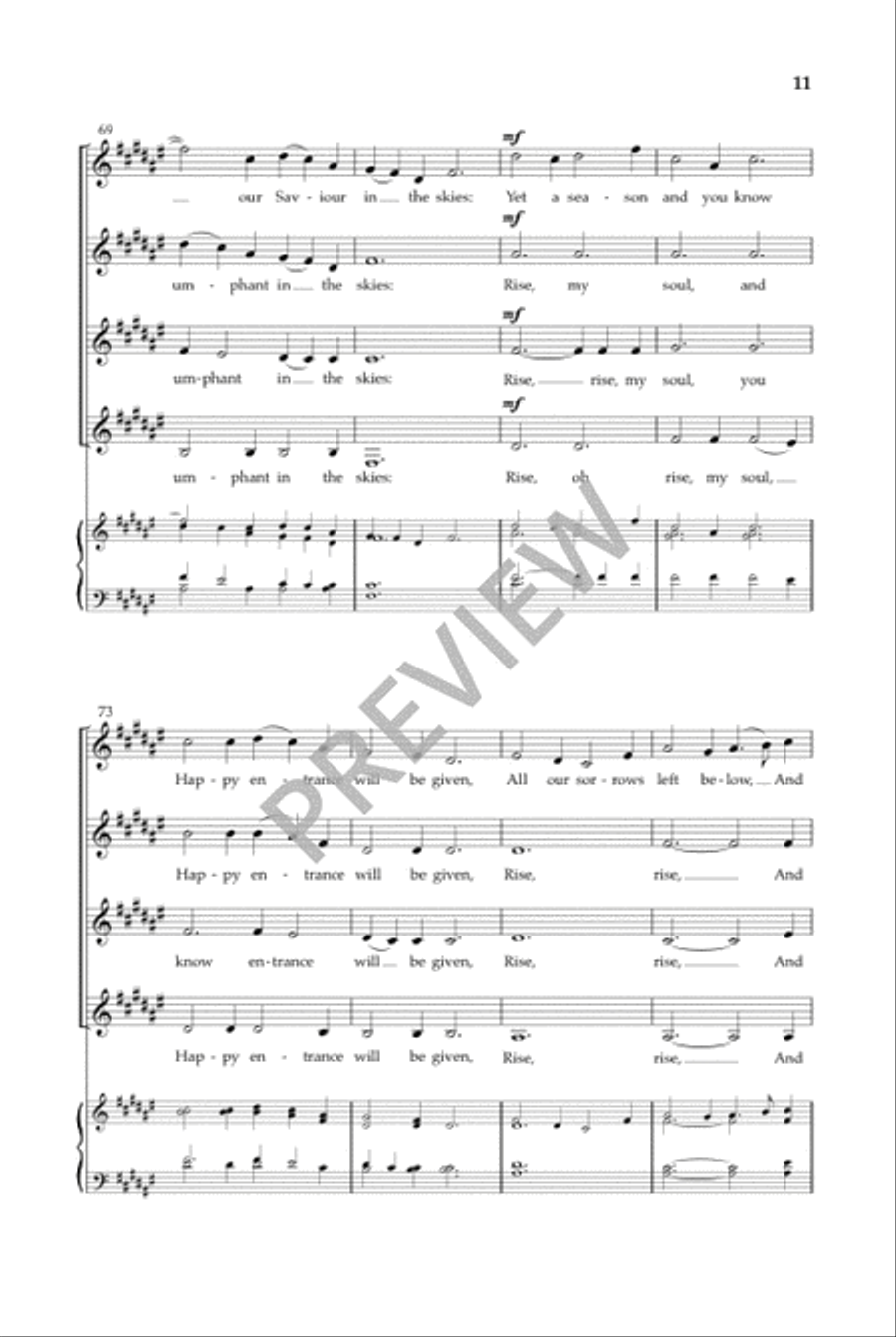 Rise, My Soul (SSAA) Rise, My Soul (SSAA) SSAA scores gallery preview page 12