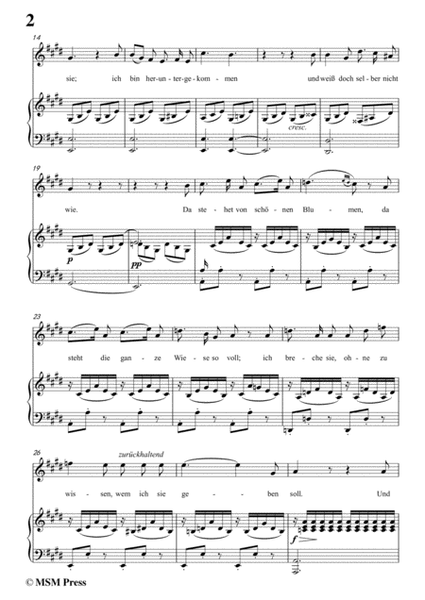 Schubert-Schäfers Klagelied,in c sharp minor,Op.3,No.1,for Voice and Piano image number null