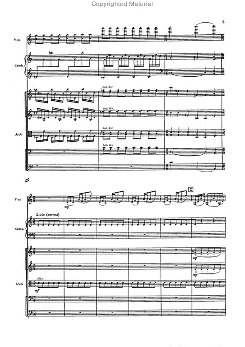 Konzert fur Violine und Kammerorchester Nr. 2 op. 63