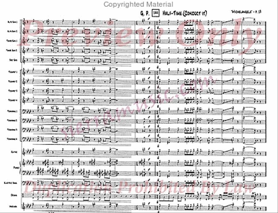Michelangelo Michelangelo Jazz Ensemble scores gallery preview page 20