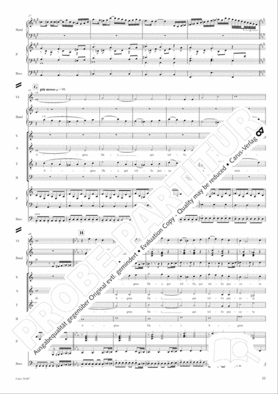 Missa latina Missa latina 4-Part scores gallery preview page 56