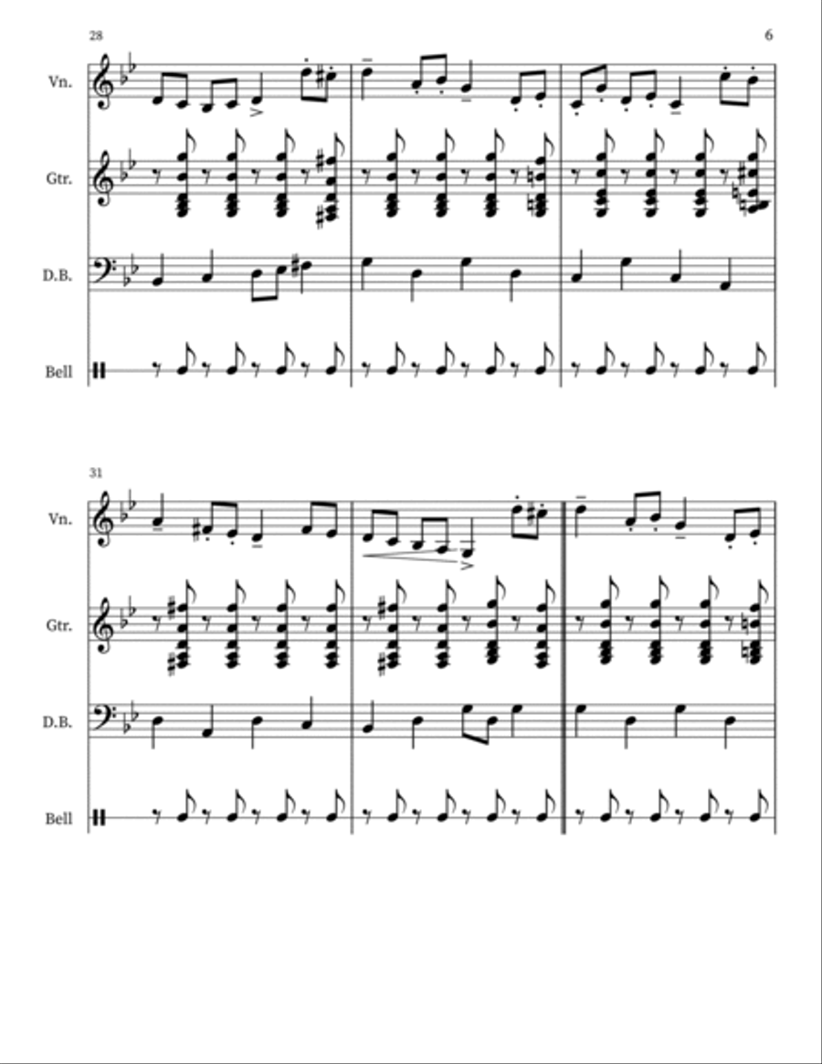 Russian Dance Russian Dance Small Ensemble scores gallery preview page 6