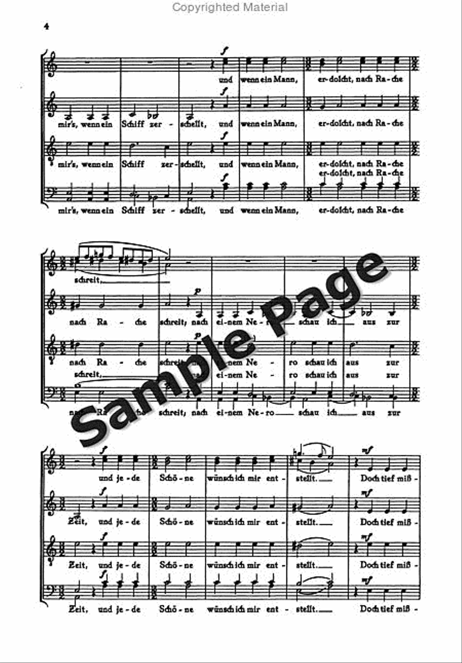 Italienisches Liederbuch 2 Ssatbb 4-Part scores gallery preview page 5