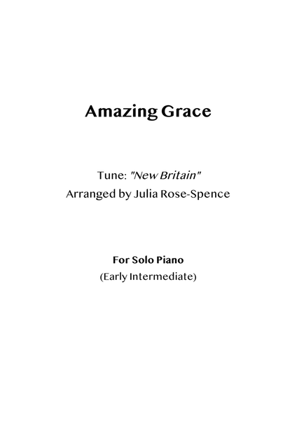 Amazing Grace (piano solo: beginner - intermediate) image number null