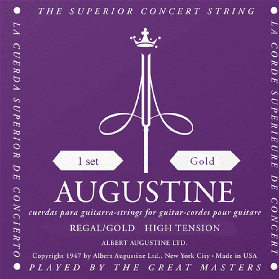 Regal/Gold – High Tension Nylon Guitar Strings Musical Instruments scores gallery preview page 1