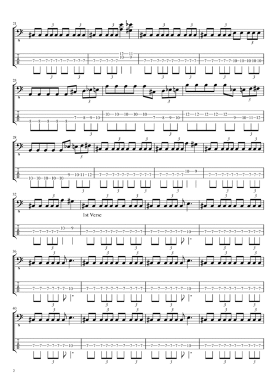Children Of The Grave Children Of The Grave Guitar Tablature scores gallery preview page 2