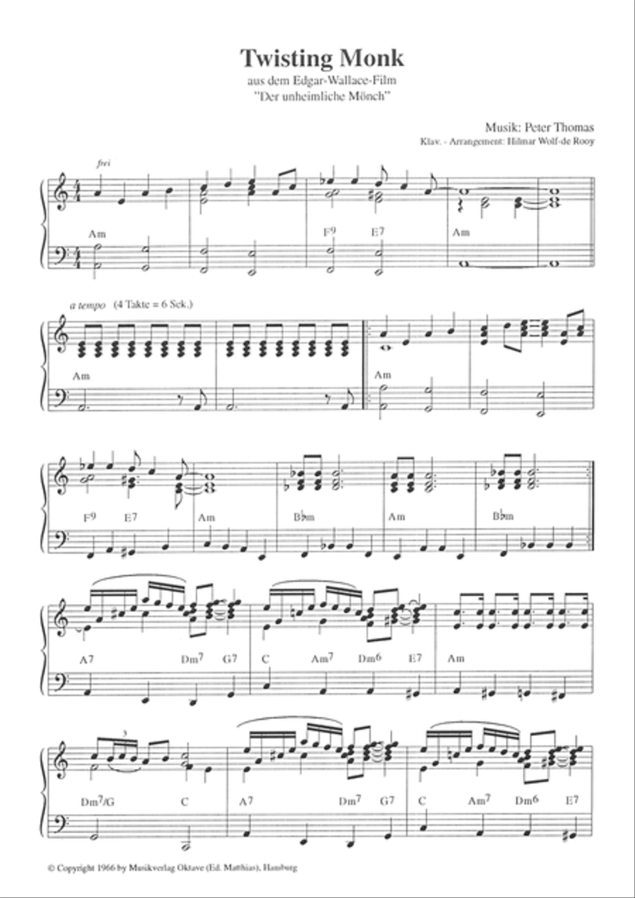Twisting Monk Piano Solo scores gallery preview page 3
