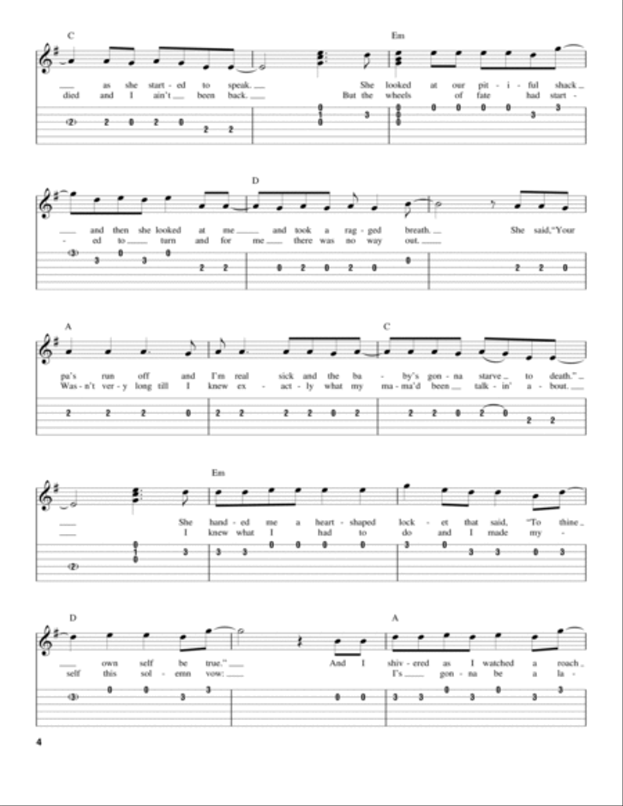 Fancy Electric Guitar scores gallery preview page 4