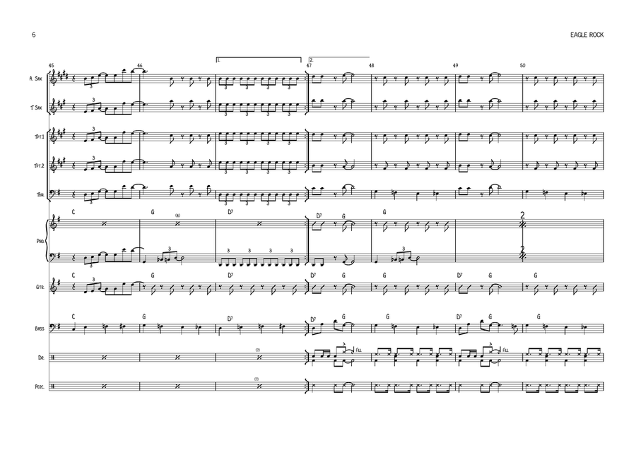 Eagle Rock Large Ensemble scores gallery preview page 6