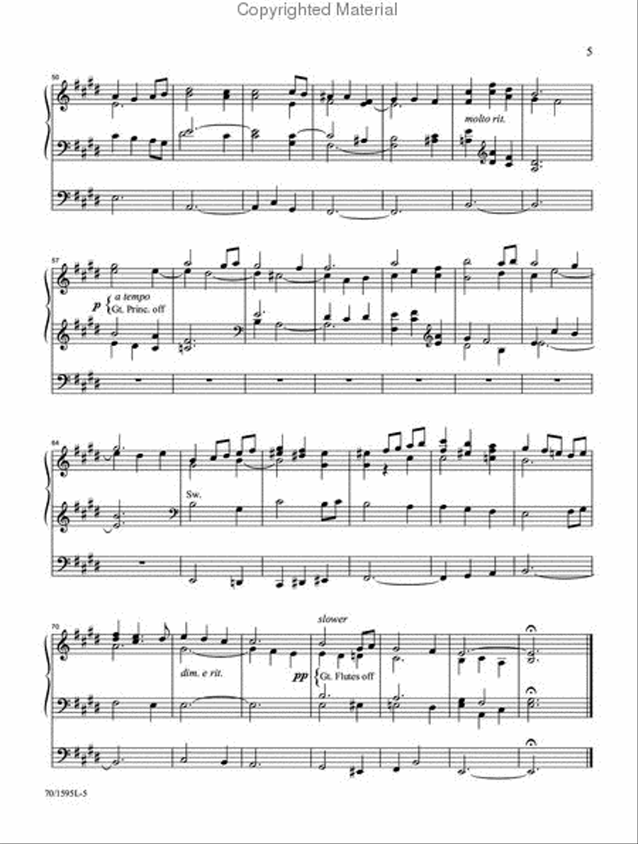 In the Upper Room In the Upper Room Organ Solo scores gallery preview page 4