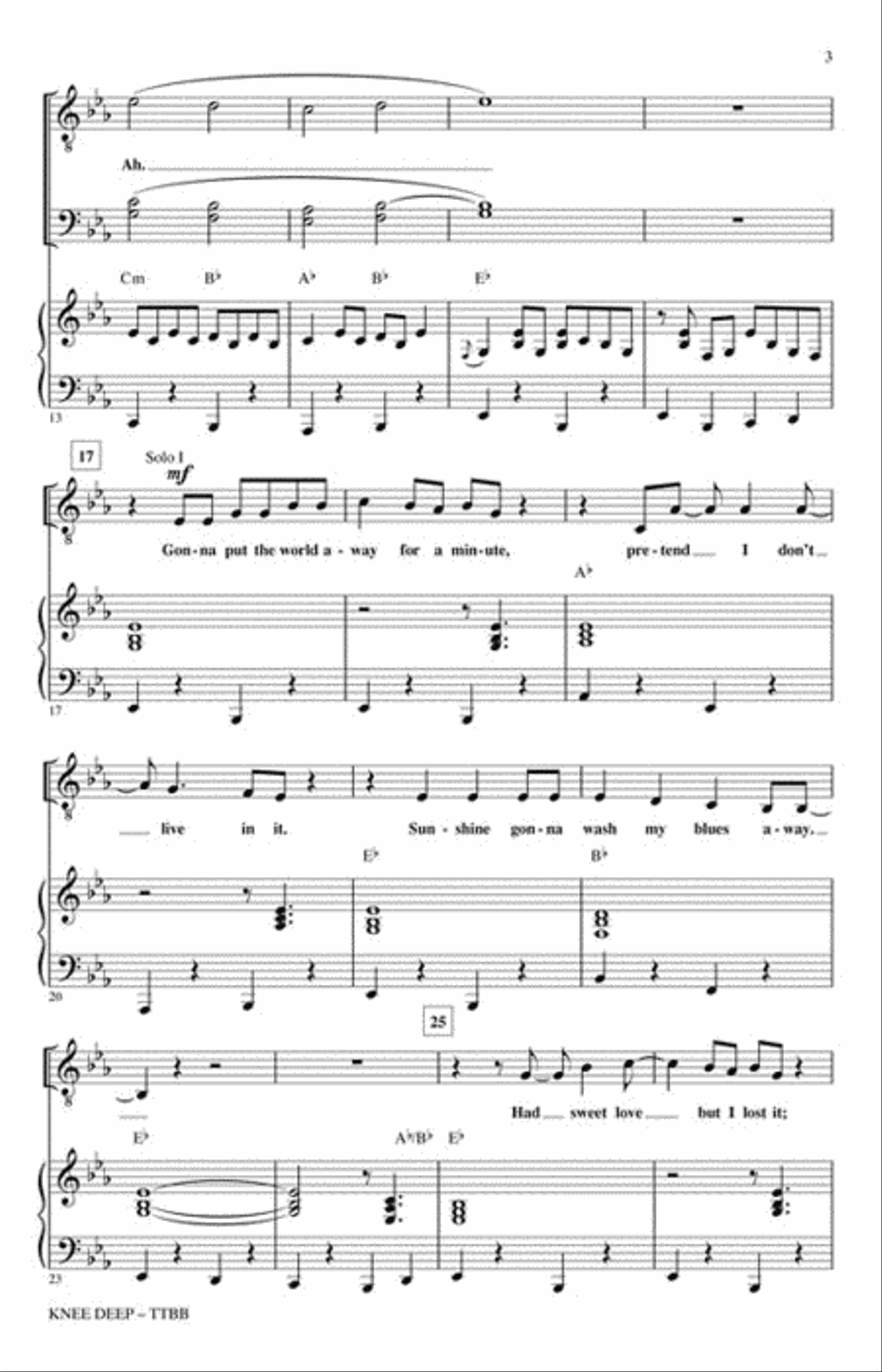 Knee Deep Knee Deep Choir scores gallery preview page 3