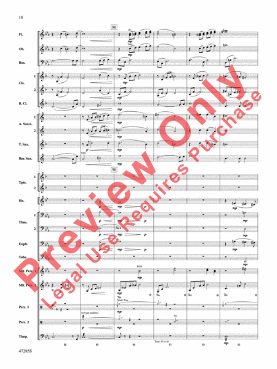 Extraordinary Machines of Clockwork and Steam Concert Band scores gallery preview page 19
