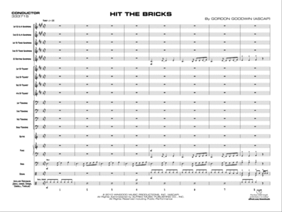 Hit the Bricks Jazz Ensemble scores gallery preview page 4