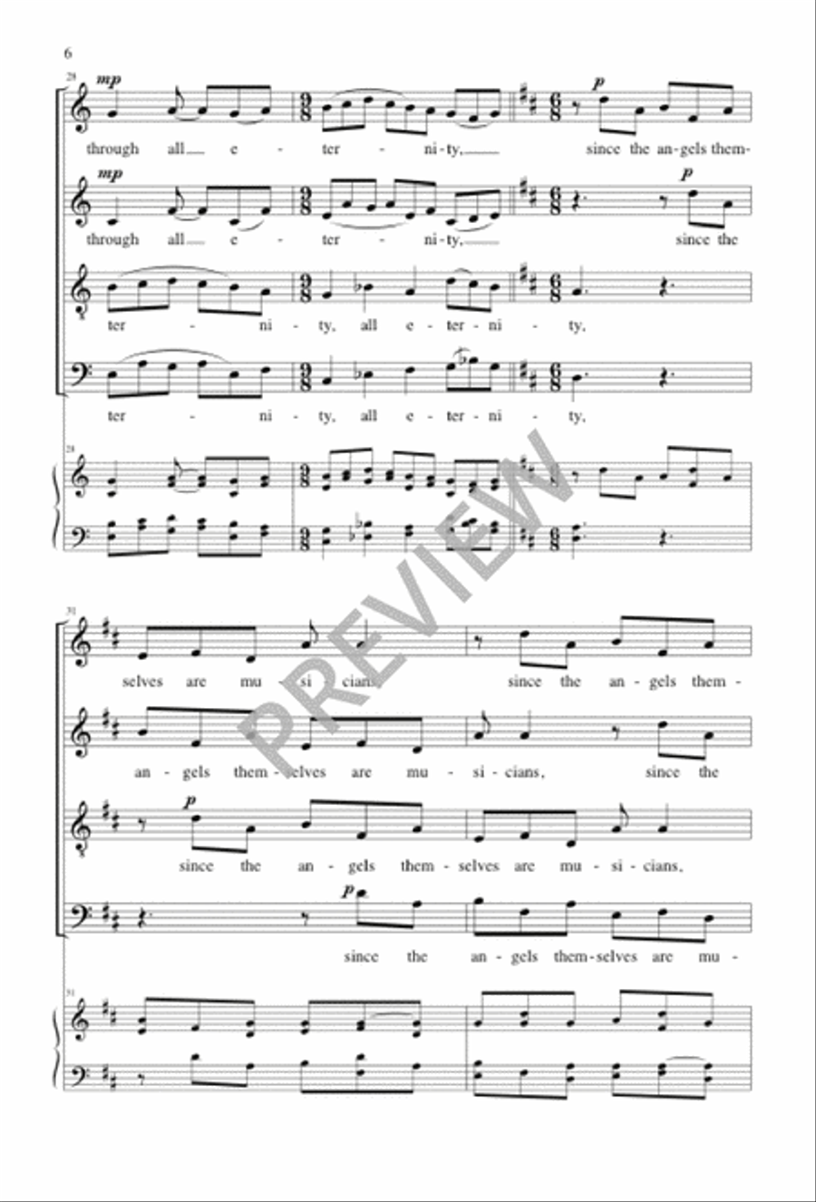 Whoever Chooses Music Whoever Chooses Music 4-Part scores gallery preview page 7