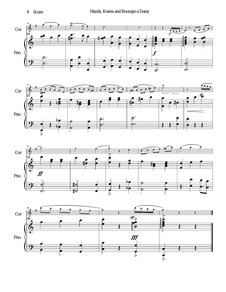 Boomps A Daisy English Horn scores gallery preview page 4