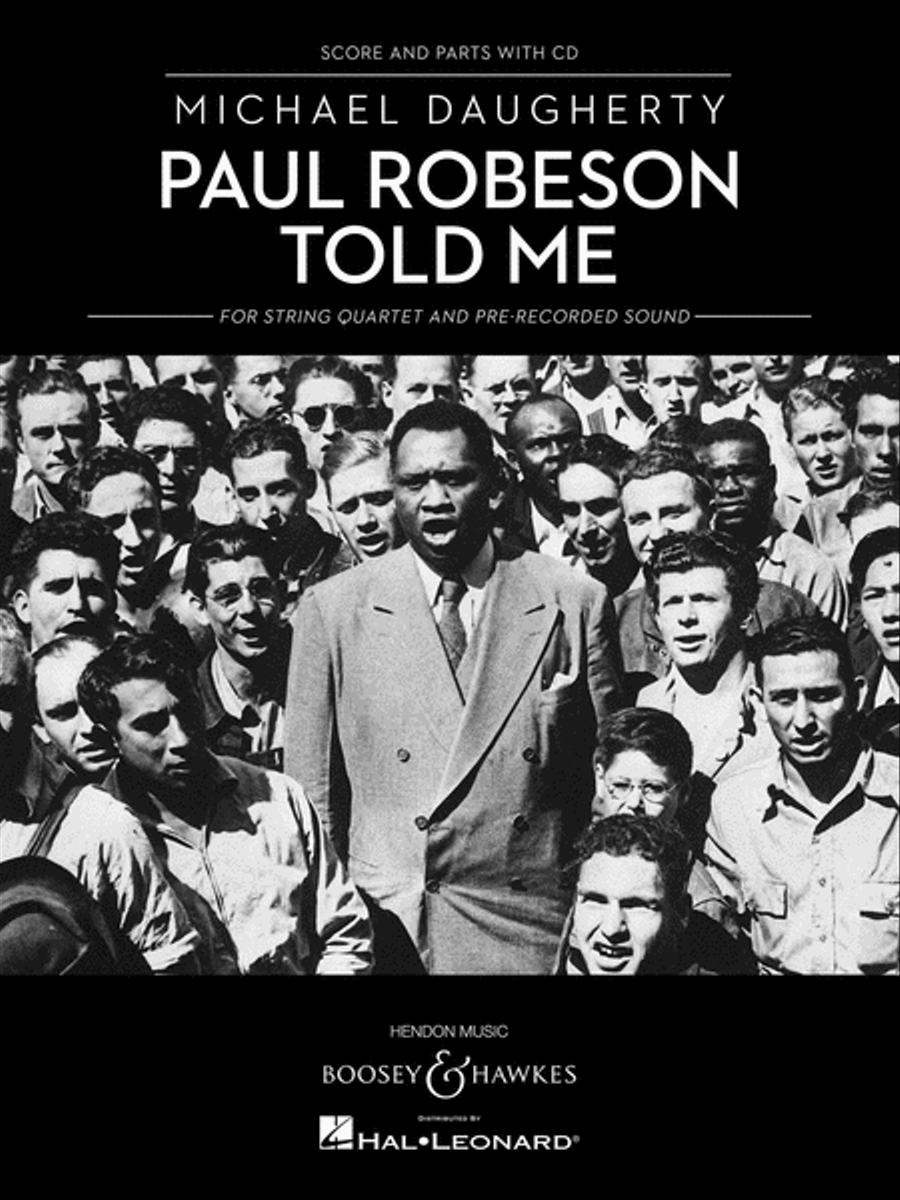 Paul Robeson Told Me String Quartet scores gallery preview page 1