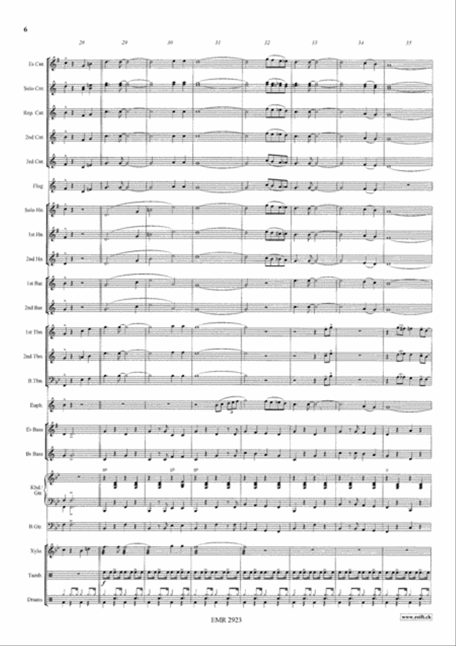 Kumbaya Brass Band scores gallery preview page 7