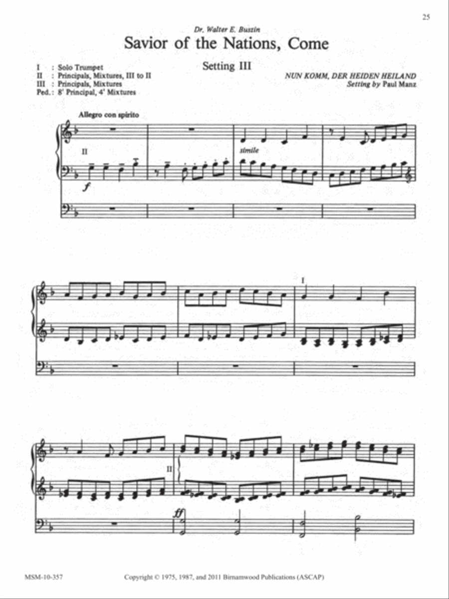 Ten Chorale Improvisations, Set 7 Organ scores gallery preview page 10