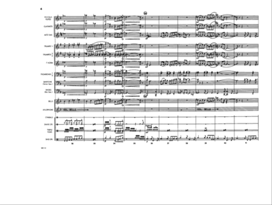 Fire Dance Marching Band scores gallery preview page 5