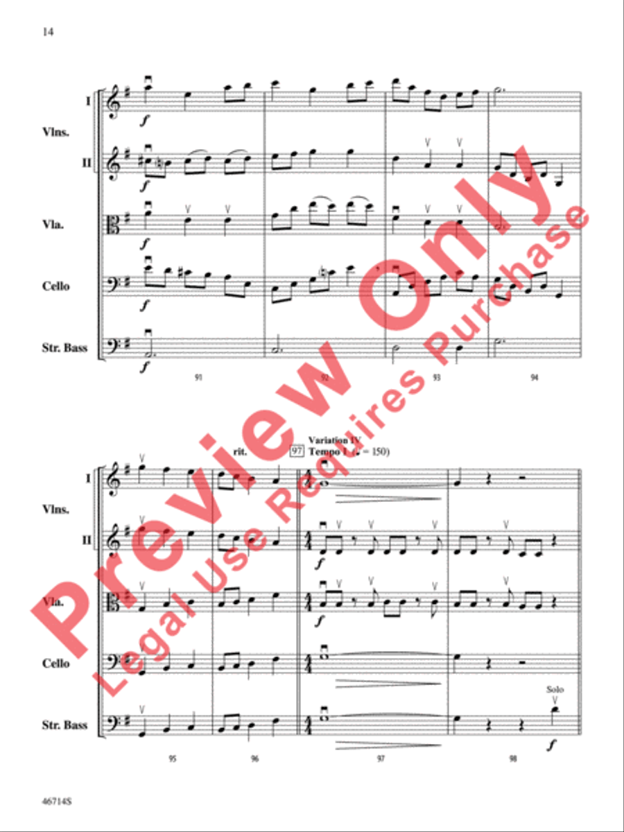 Yumiweeus String Orchestra scores gallery preview page 15