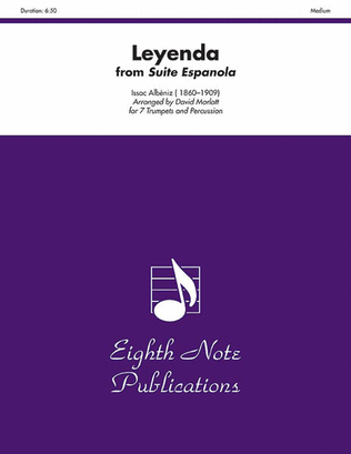 Book cover for Leyenda (from Suite Española)