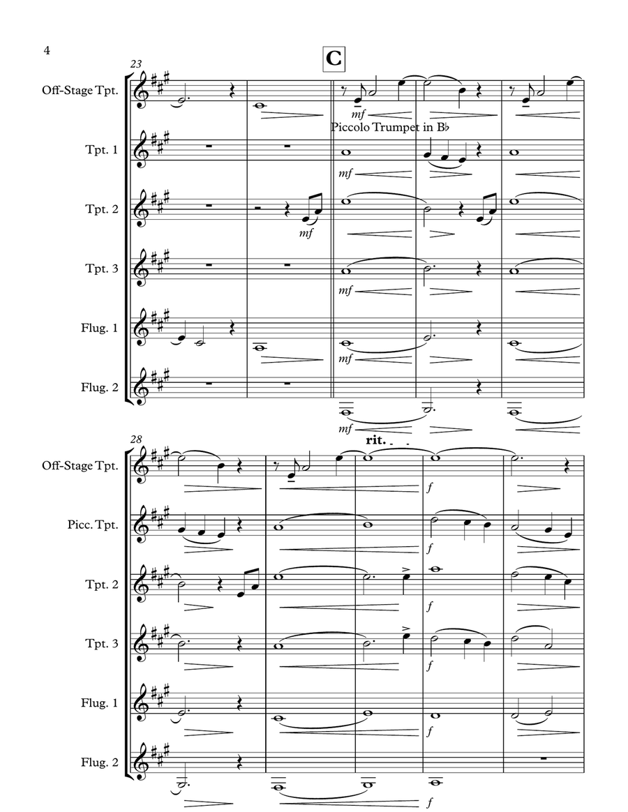 Main Title - Apollo 13 Brass Ensemble scores gallery preview page 4