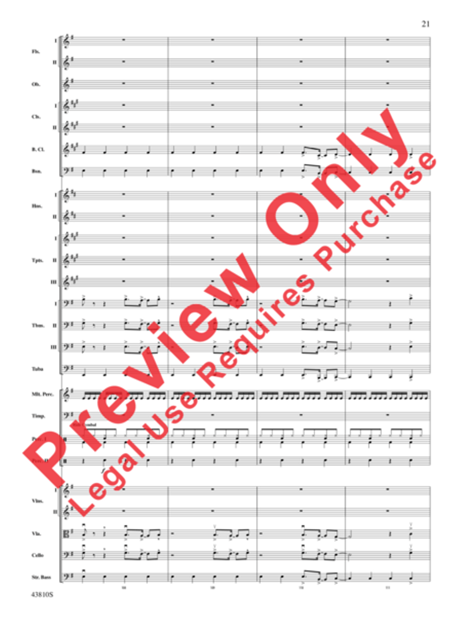 Rocky Broadway Full Orchestra scores gallery preview page 22