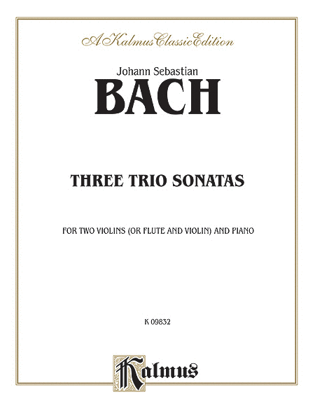 Bach Piano Trios 2vln and Piano