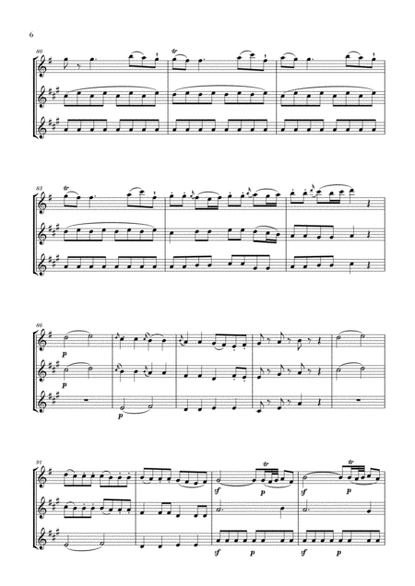 Eine Kleine Nachtmusik for Oboe, Clarinet and Bass Clarinet image number null