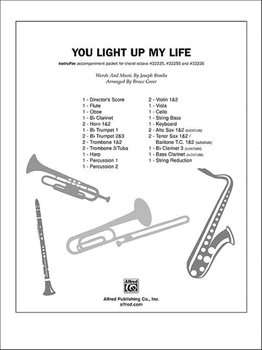 You Light Up My Life Choir scores gallery preview page 1