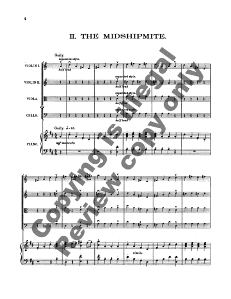 Squirrel Album String Quartet scores gallery preview page 4