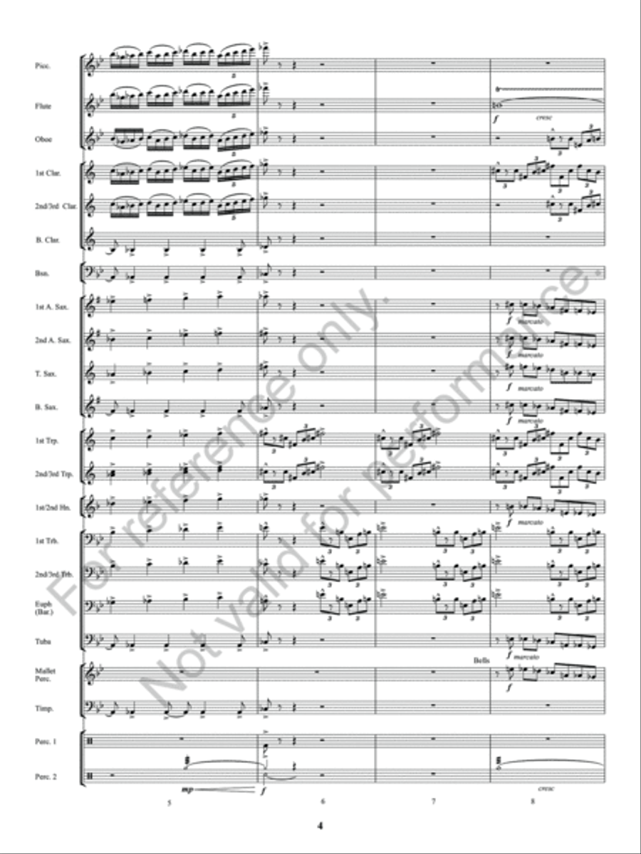 Sun Valley Flourish Concert Band scores gallery preview page 5