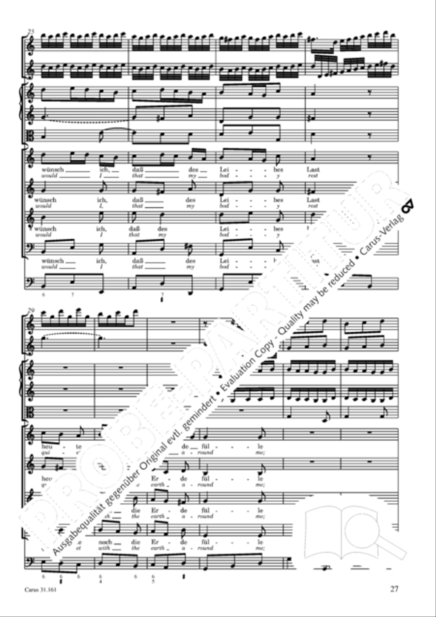Komm, du susse Todesstunde 4-Part scores gallery preview page 27