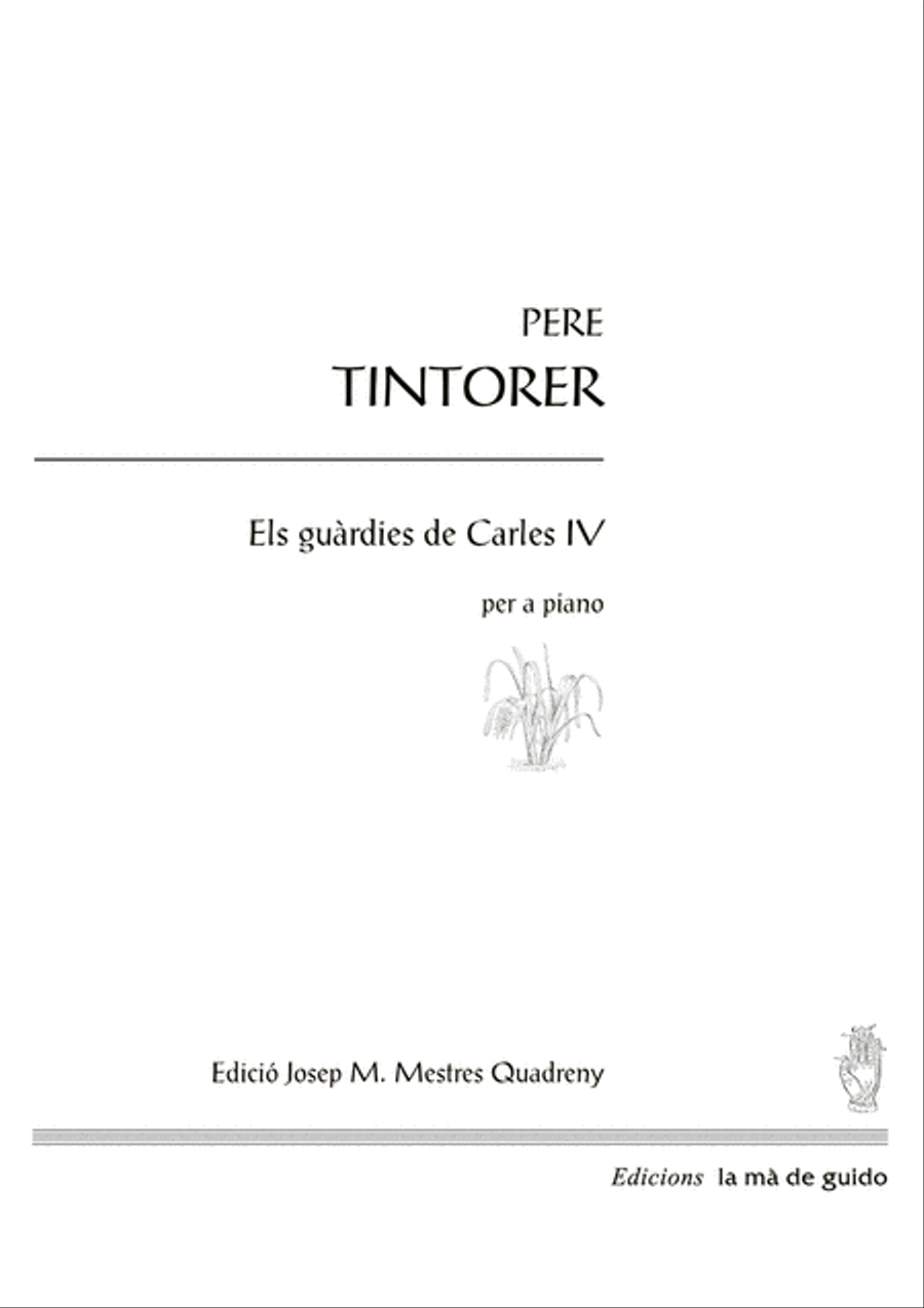 Els guàrdies de Carles IV Piano Solo scores gallery preview page 1