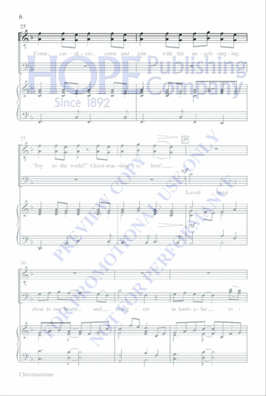 Christmastime TTBB scores gallery preview page 5