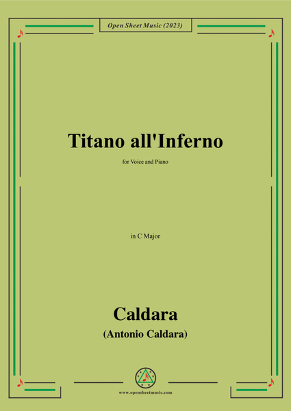 Caldara-Titano all'Inferno,in C Major image number null
