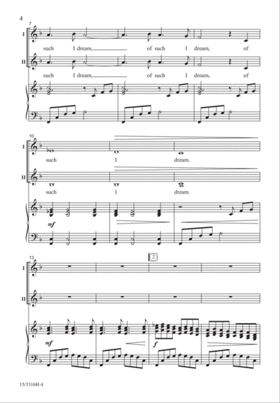 I Dream a World 2-Part scores gallery preview page 3