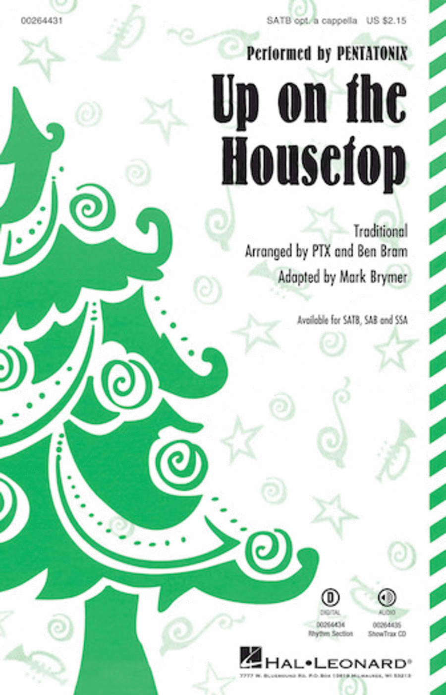 Up on the Housetop Up on the Housetop Vocal Jazz Ensemble scores gallery preview page 1