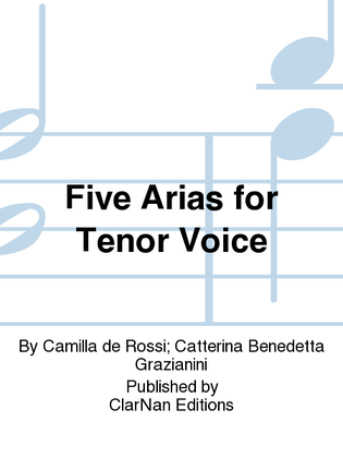 Five Arias for Tenor Voice