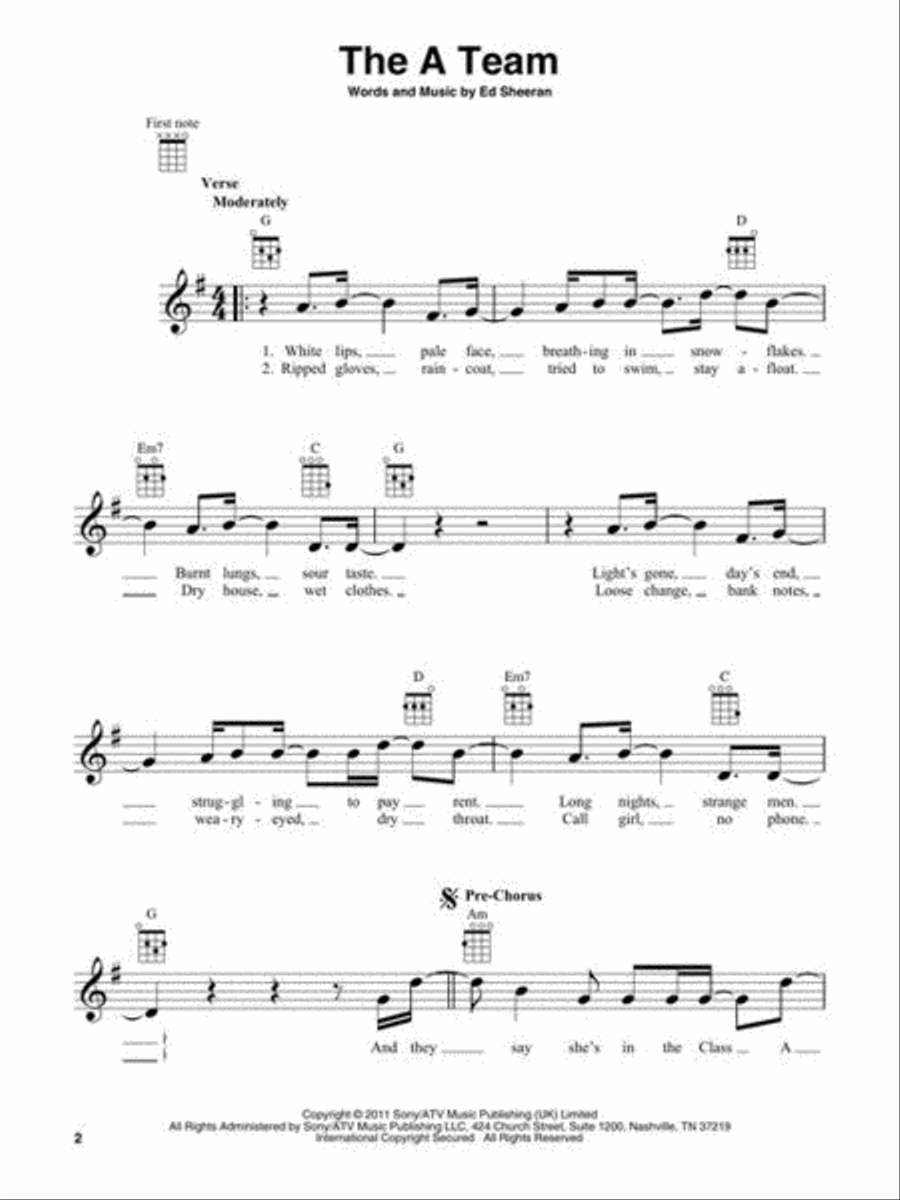 First 50 Songs You Should Strum on Ukulele Ukulele scores gallery preview page 4