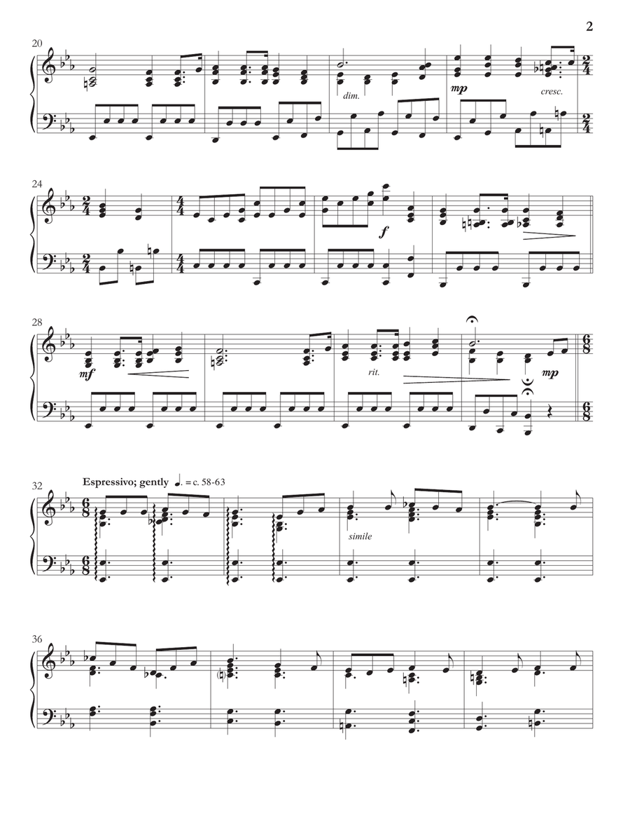 We've a Story to Tell to the Nations Piano Solo scores gallery preview page 2