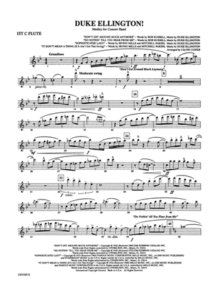 Book cover for Duke Ellington! (Medley for Concert Band): Flute