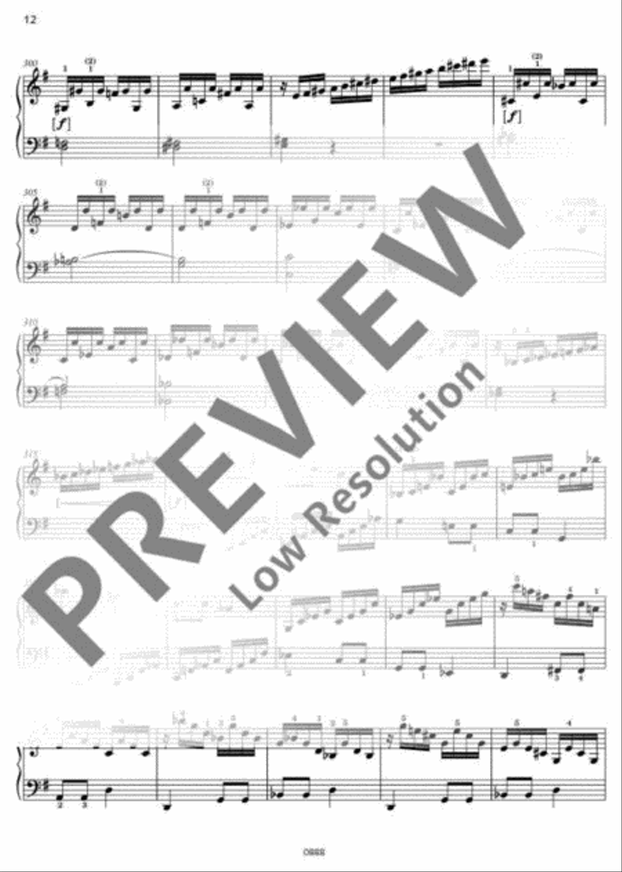 Alla ingharese quasi un Capriccio Piano Solo scores gallery preview page 13