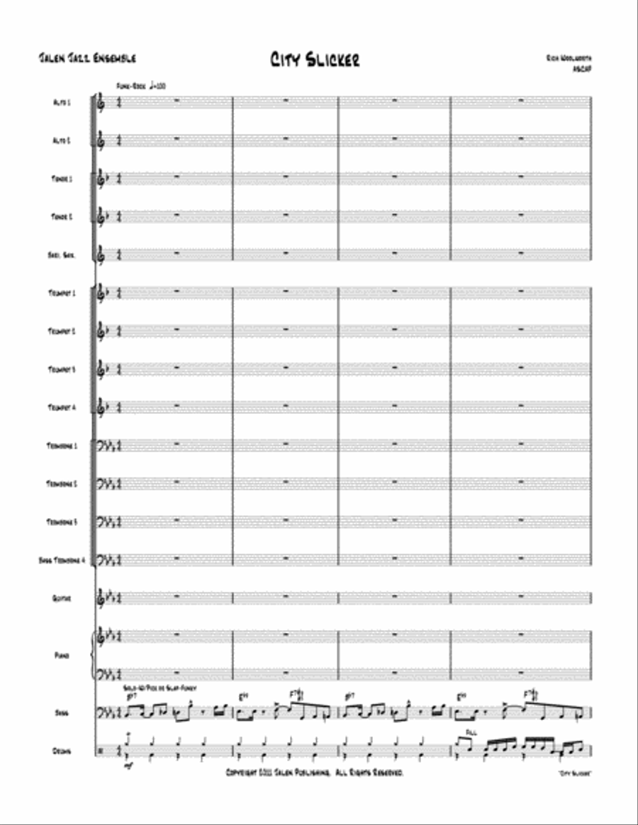 City Slicker Jazz Ensemble scores gallery preview page 2