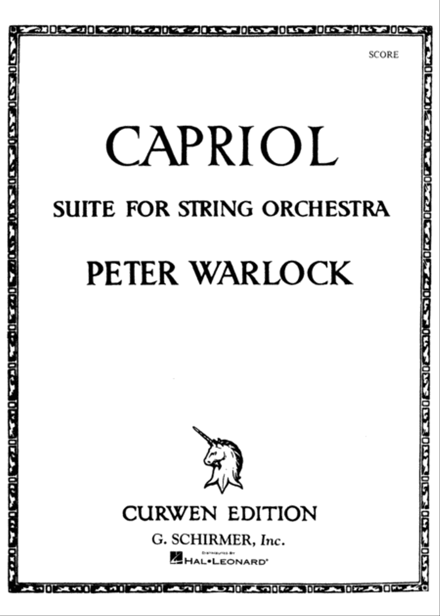 Capriol Suite Orchestra scores gallery preview page 1