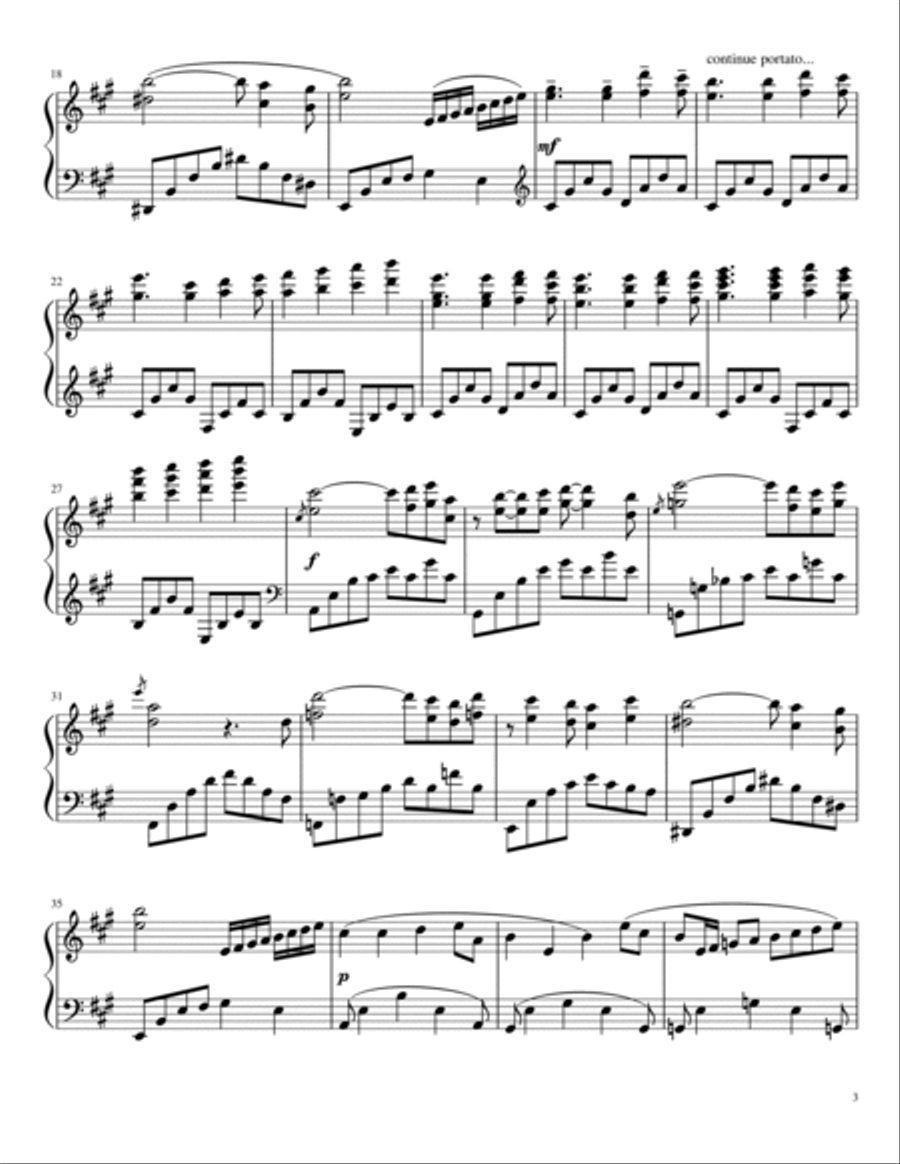 Blossoming Spring Blossoming Spring Piano Solo scores gallery preview page 3