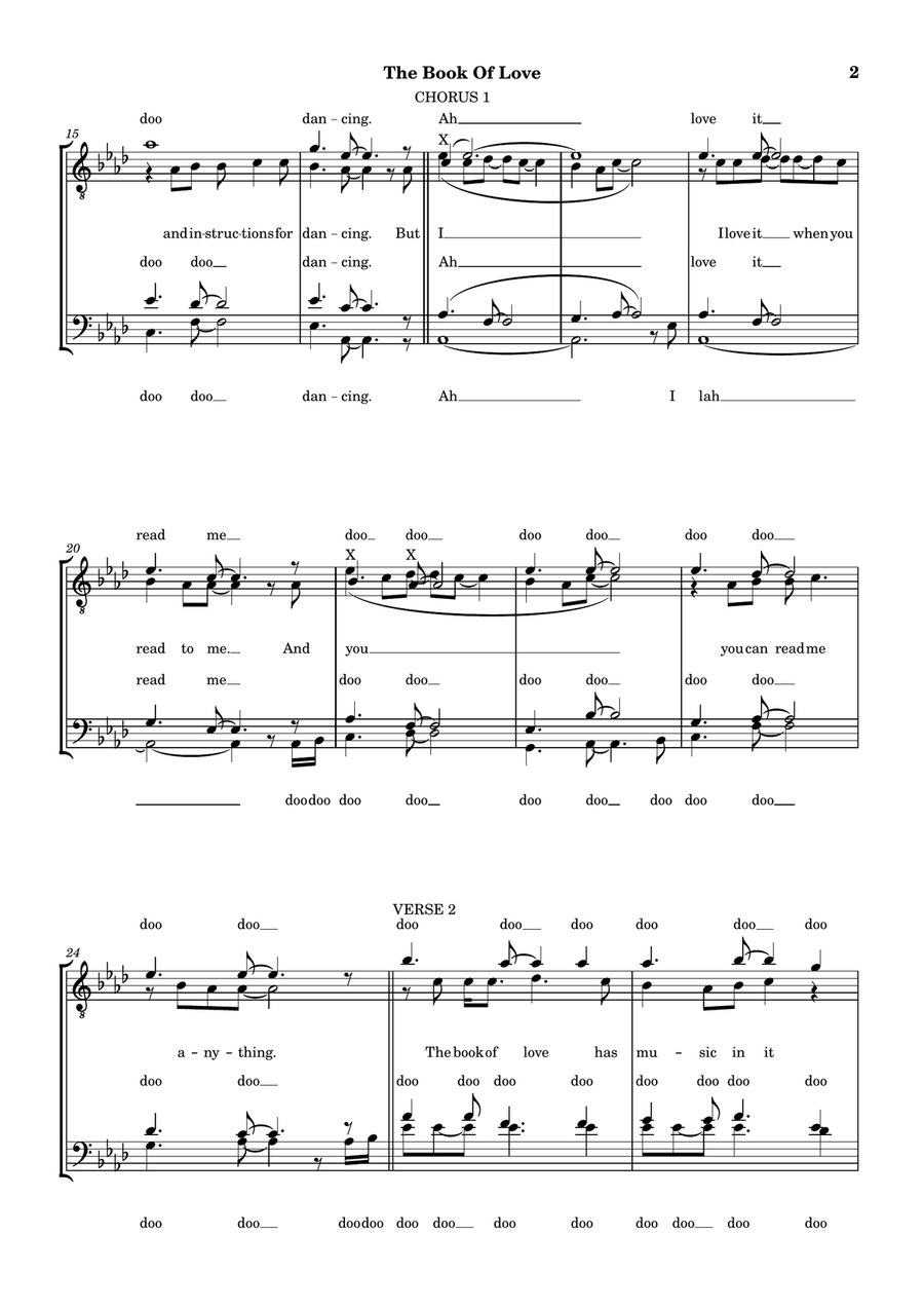 The Book Of Love The Book Of Love TTBB scores gallery preview page 2
