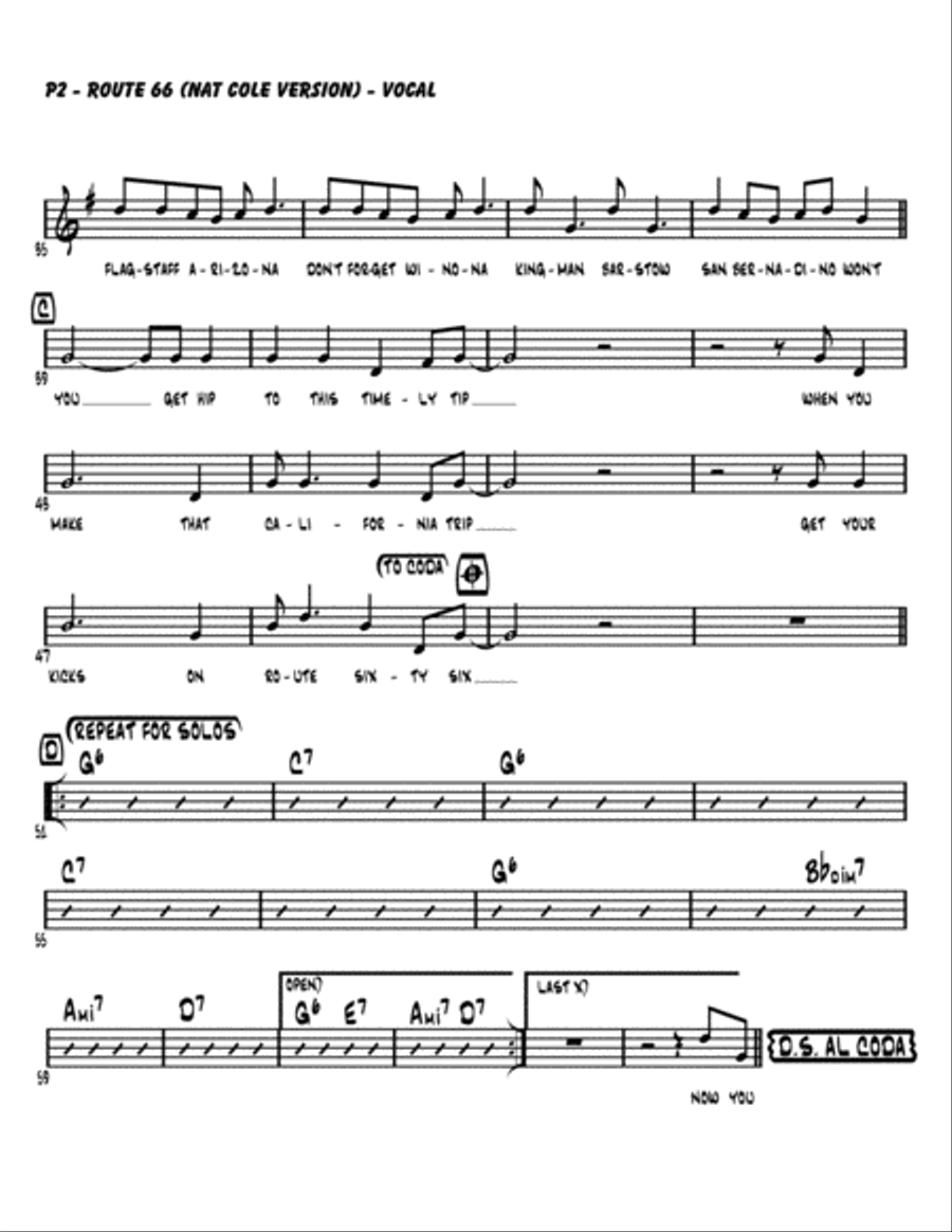 Route 66 Route 66 Jazz Ensemble scores gallery preview page 3