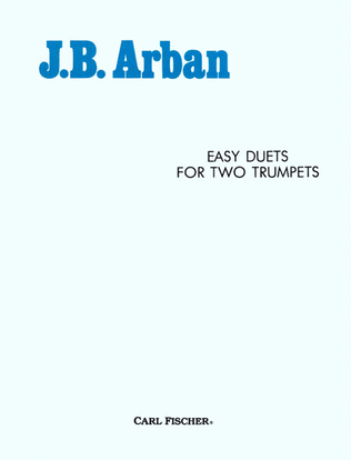 Book cover for Easy Duets For Two Trumpets